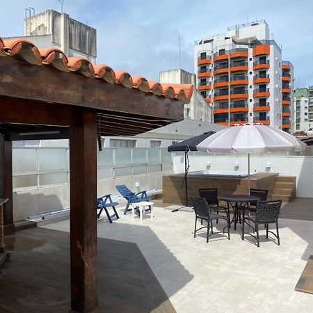 Cobertura Guarujá Apto com Jacuzzi e Churrasqueira Exterior foto